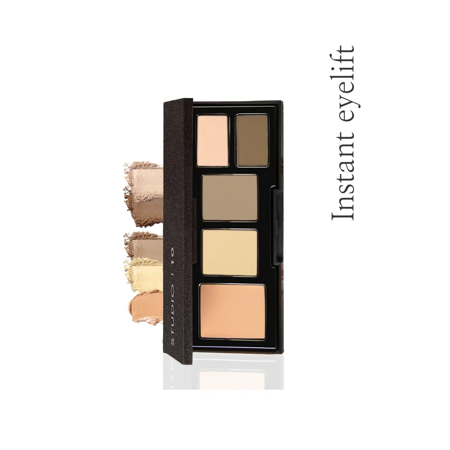 Studio 10 Instant Eyelift eyeshadow palette with neutral shades for natural makeup look