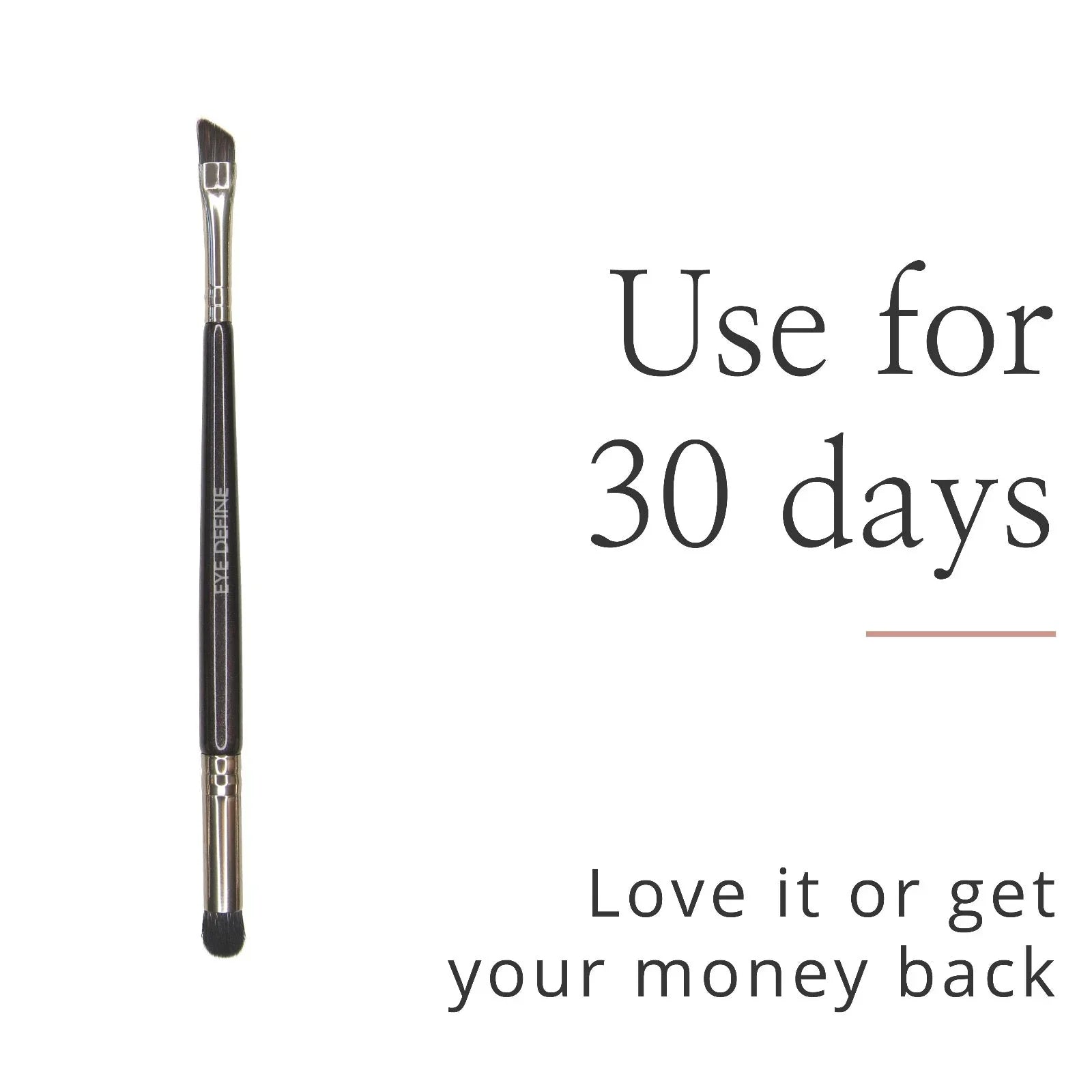 Studio 10 Double Ended Vegan Eye Define Eyeshadow Brush - A Beautiful Life Ltd