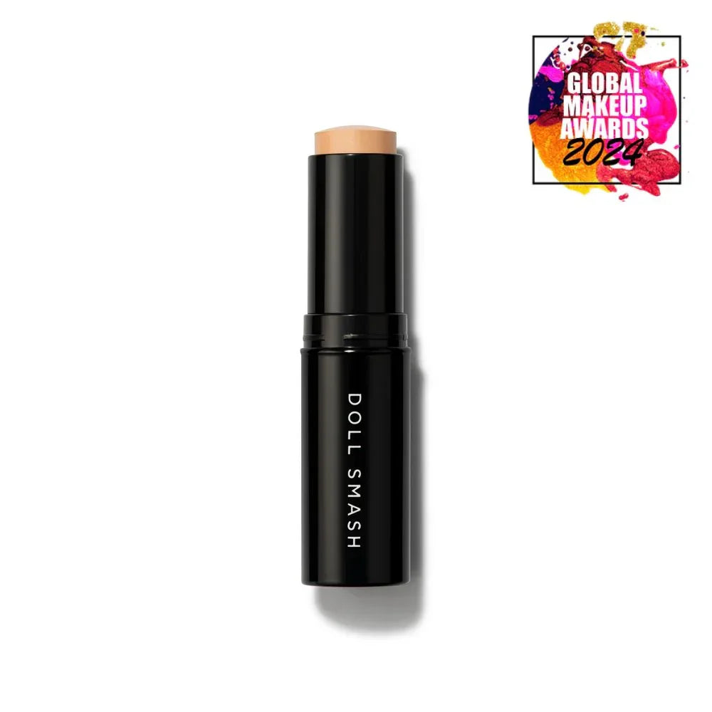 Doll Smash makeup stick with Global Makeup Awards 2024 badge, British beauty product