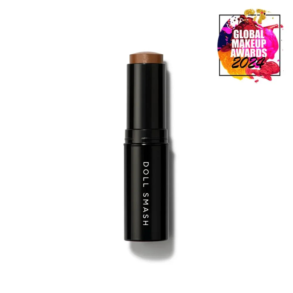 Doll Smash makeup stick with Global Makeup Awards 2024 badge, British beauty product