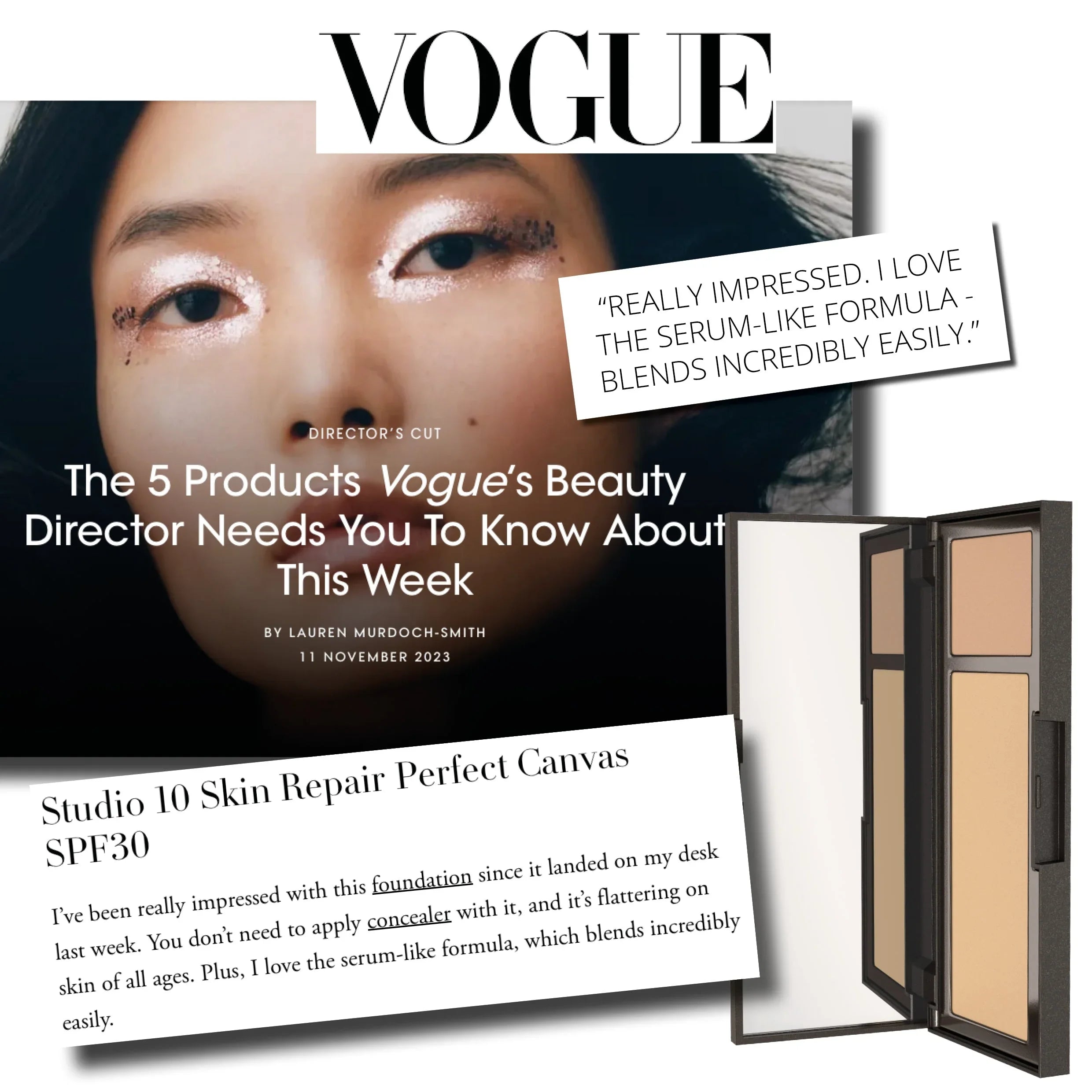 Studio 10 Skin Repair Perfect Canvas Treatment Foundation SPF30 - A Beautiful Life Ltd