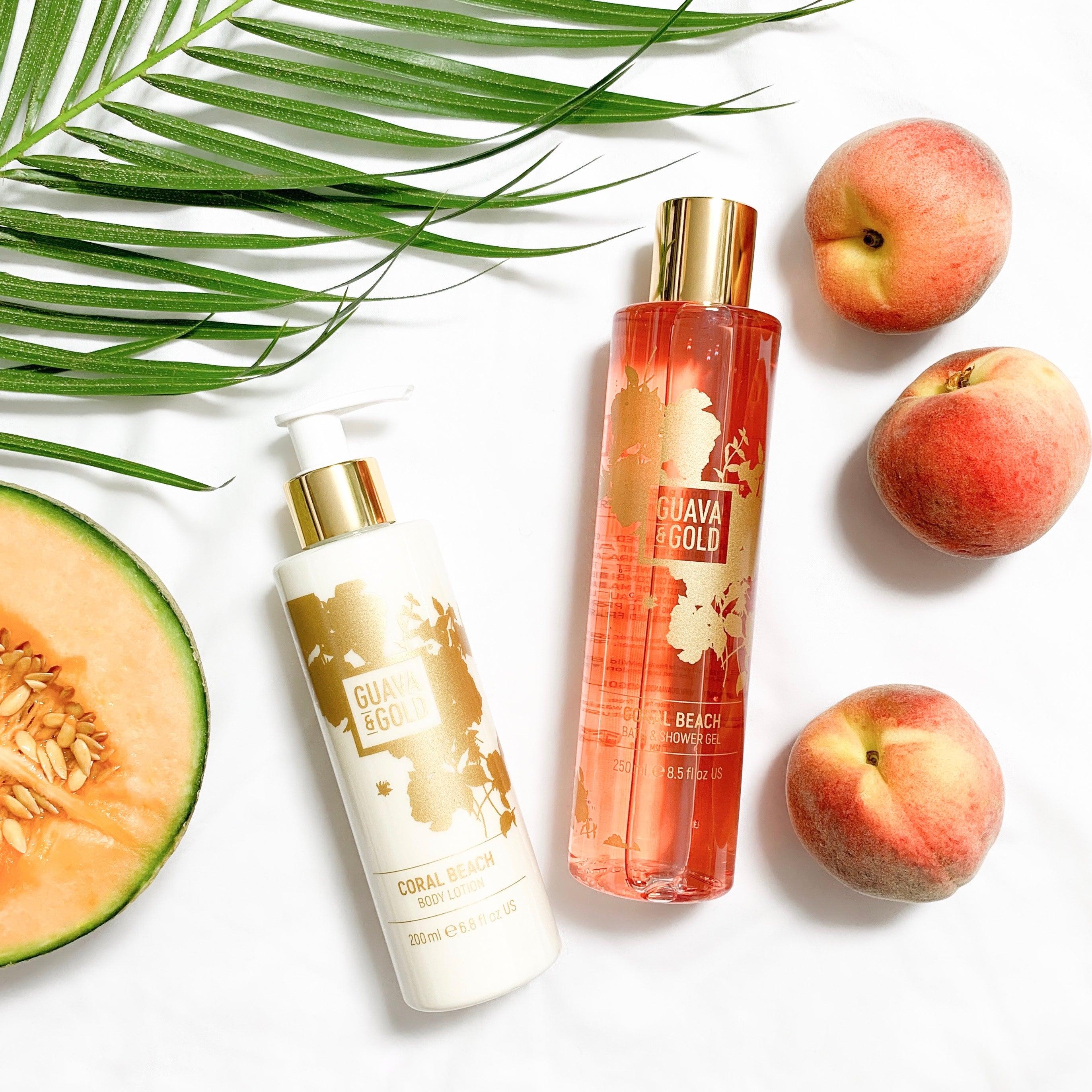 Coral Beach Bath and Shower Gel, BATH & BODY, Bath & Shower - A Beautiful Life #britishbeautyhero