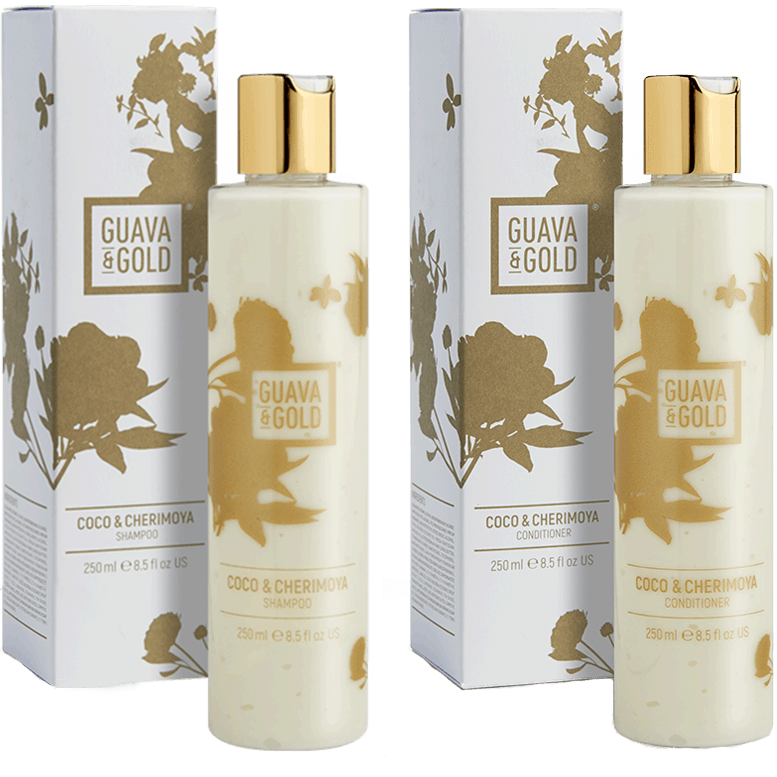 COCO & CHERIMOYA Shampoo & Conditioner Duo, Condition, Fragrance Gifts, GIFT SETS, gifts, HAIR CARE, Shampoo - A Beautiful Life #britishbeautyhero