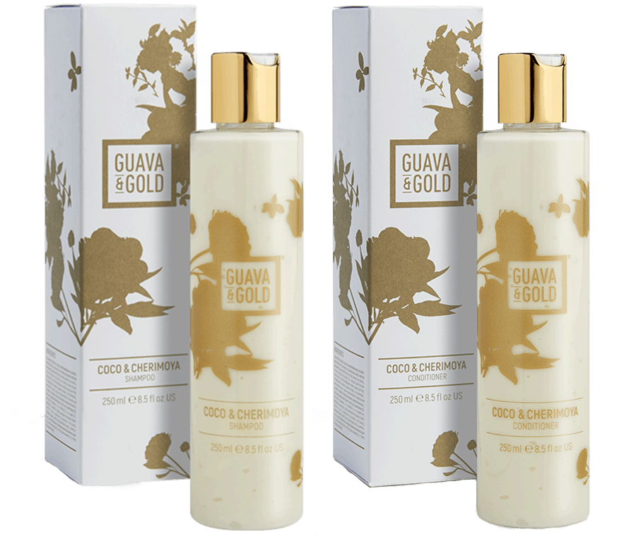 COCO & CHERIMOYA Shampoo & Conditioner Duo, Condition, Fragrance Gifts, GIFT SETS, gifts, HAIR CARE, Shampoo - A Beautiful Life #britishbeautyhero