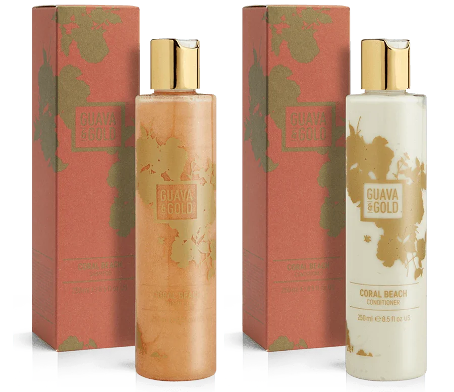 CORAL BEACH Shampoo & Conditioner Duo, Condition, Fragrance Gifts, GIFT SETS, gifts, HAIR CARE, Shampoo - A Beautiful Life #britishbeautyhero