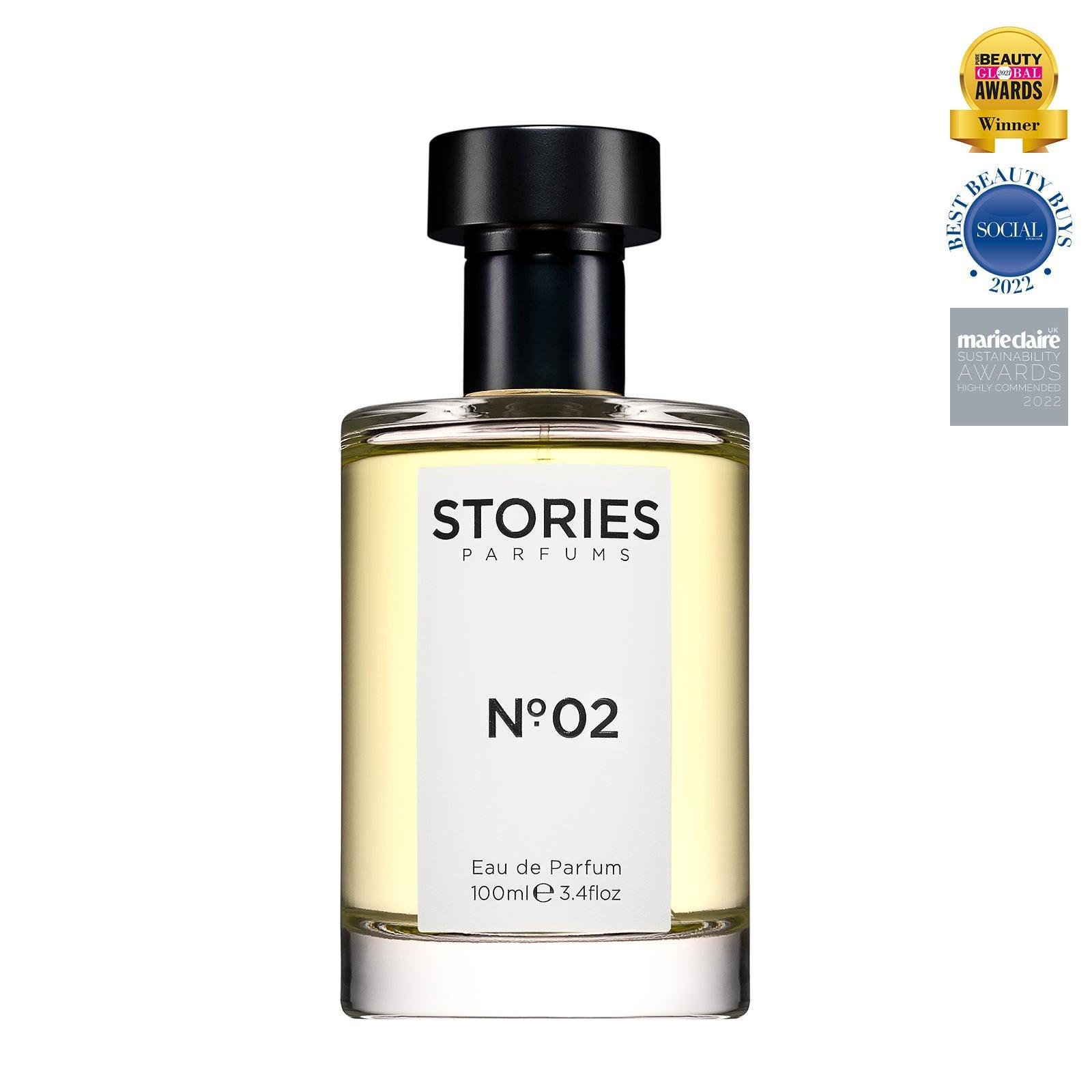 STORIES Nº.02 Eau de Parfum 100ml, FRAGRANCE, Mens, Unisex, Womans - A Beautiful Life #britishbeautyhero