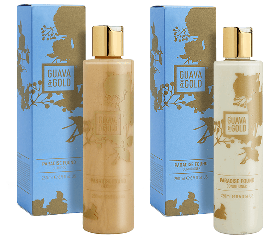 PARADISE FOUND Shampoo & Conditioner Duo, Condition, Fragrance Gifts, GIFT SETS, gifts, HAIR CARE, Shampoo - A Beautiful Life #britishbeautyhero