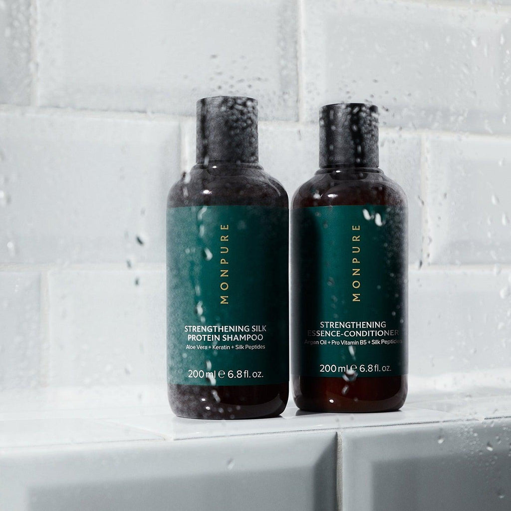 Shampoo + Conditioner Duo, Condition, Conditioner, GIFT SETS, gifts, Hair, HAIR CARE, ingredient_aloevera, ingredient_arganoil, ingredient_coconutoil, ingredient_keratin, ingredient_provitaminb5, ingredient_silkpeptides, MALE GROOMING, Men, Mens, Shampoo, Treatment - A Beautiful Life #britishbeautyhero