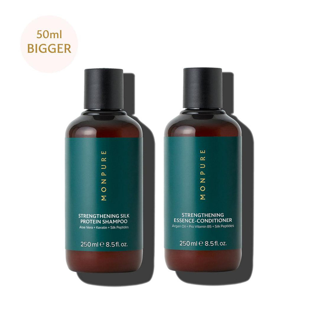 Shampoo + Conditioner Duo, Condition, Conditioner, GIFT SETS, gifts, Hair, HAIR CARE, ingredient_aloevera, ingredient_arganoil, ingredient_coconutoil, ingredient_keratin, ingredient_provitaminb5, ingredient_silkpeptides, MALE GROOMING, Men, Mens, Shampoo, Treatment - A Beautiful Life #britishbeautyhero